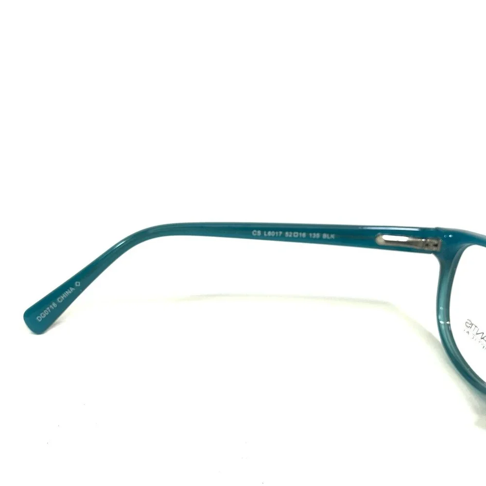 Lantis Optical Eyeglasses Frames CS L6017 Black Blue Square Full Rim 52-16-135